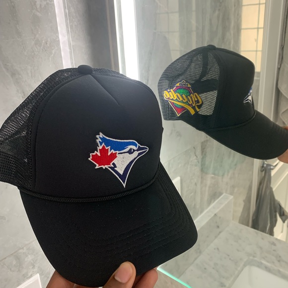 Black Blue Jays Trucker Hat - Picture 3 of 3